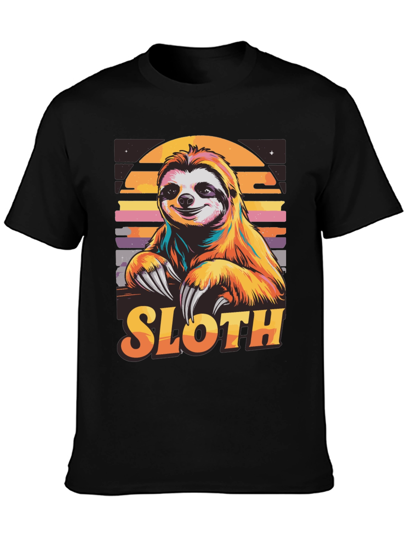 Retro Sloth T-Shirt - Cool Animal Design