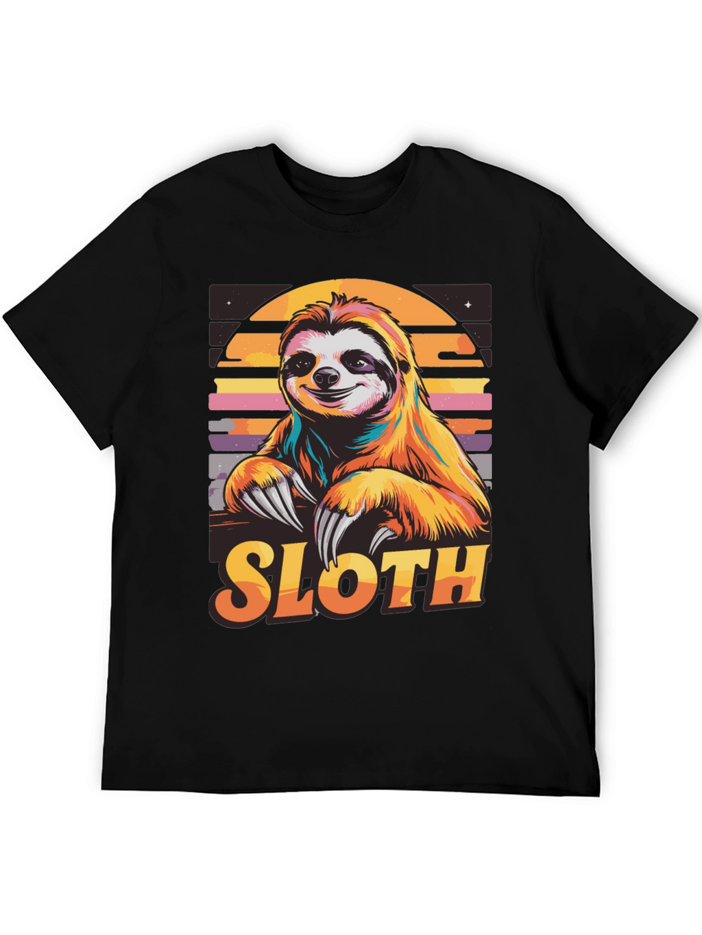 Retro Sloth T-Shirt - Cool Animal Design