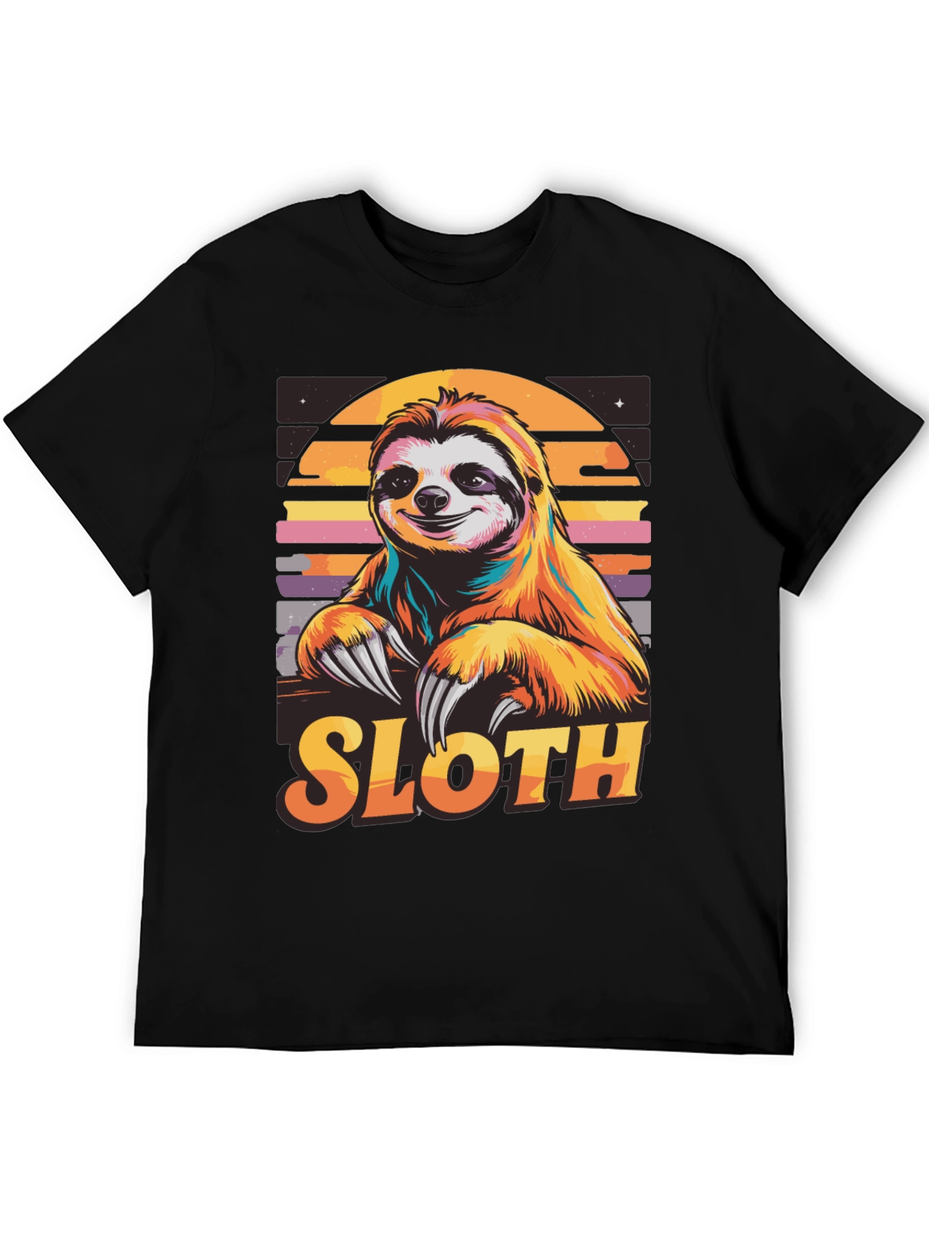 Retro Sloth T-Shirt - Cool Animal Design