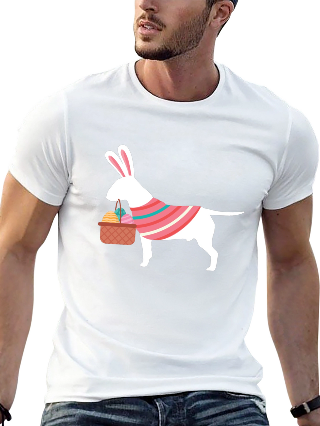 Easter Bull Terrier T-Shirt