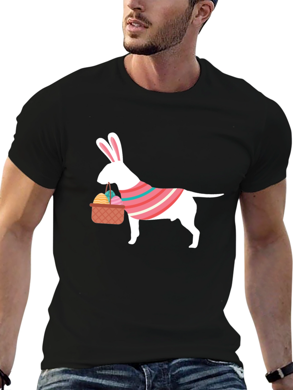 Easter Bull Terrier T-Shirt