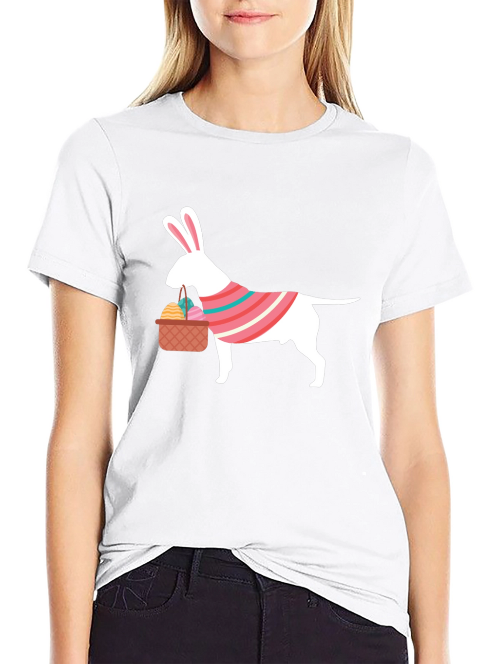 Easter Bull Terrier T-Shirt