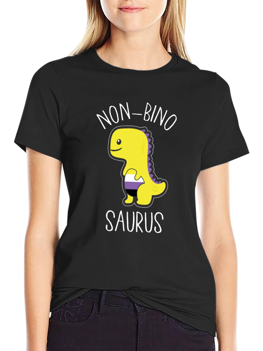Non-binosaurus T-Shirt - Genderqueer Pride