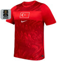 2026/27 Turkey Away Red Fans Soccer Jersey (Have Right Patch 有右臂章 白底黑字） Front
