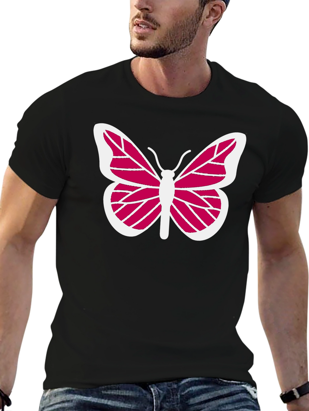 Butterfly Graphic Tee - Stylish Everyday Wear
