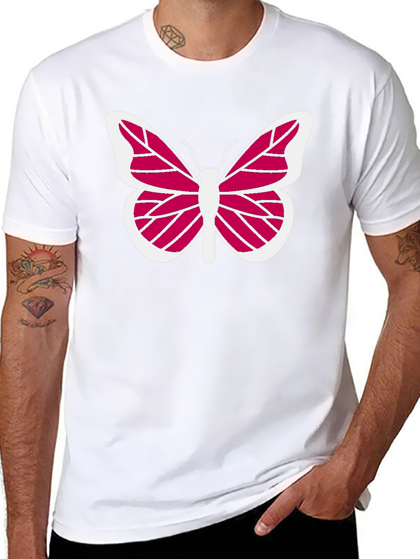Butterfly Graphic Tee - Stylish Everyday Wear
