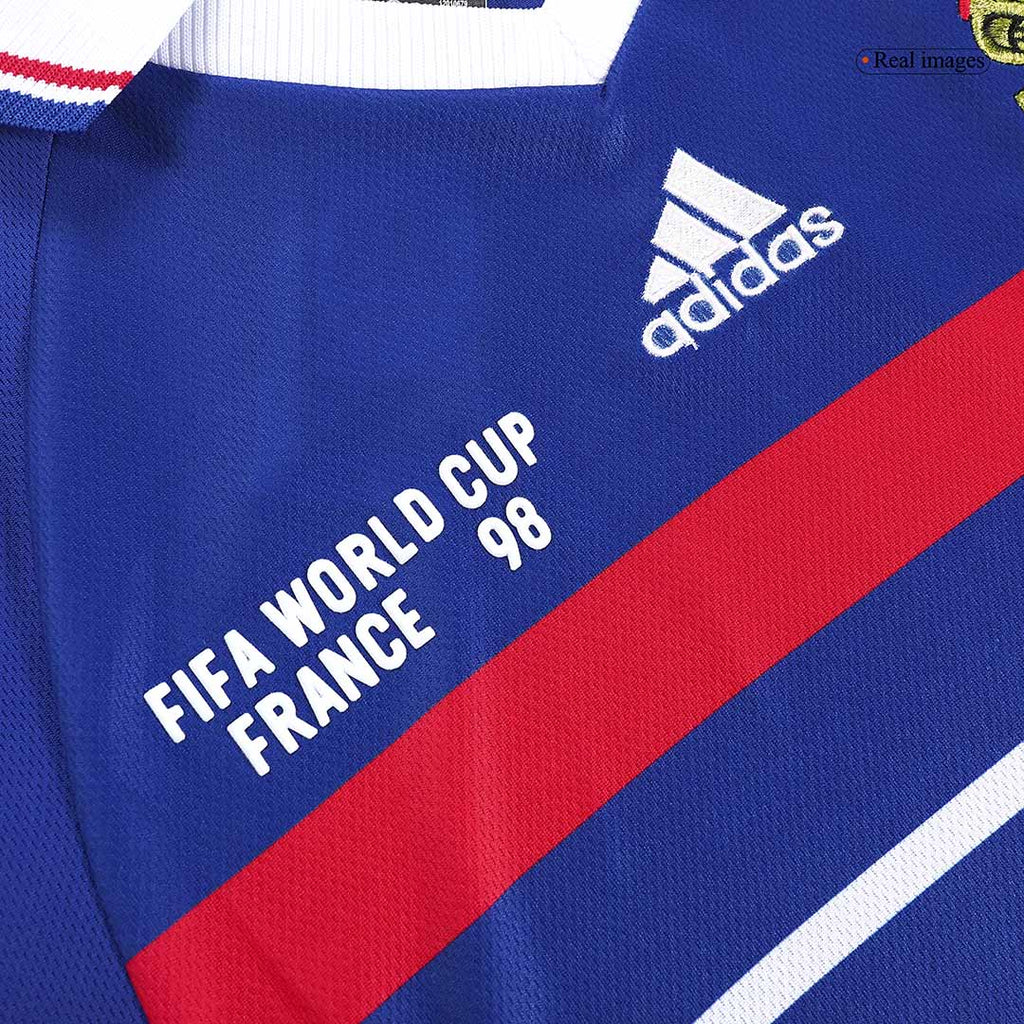 France World Cup Home Jersey Retro 1998 Image 4