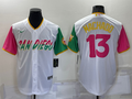 Men's San Diego Padres Manny Machado #13 White Player Game Jerseys