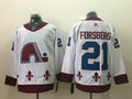 Men's Colorado Avalanche Peter Forsberg #21 White Breakaway Jerseys