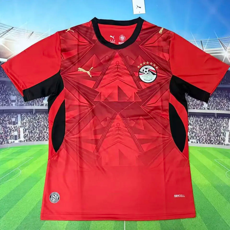 2026/27 Egypt Home Red Fans Soccer Jersey Front