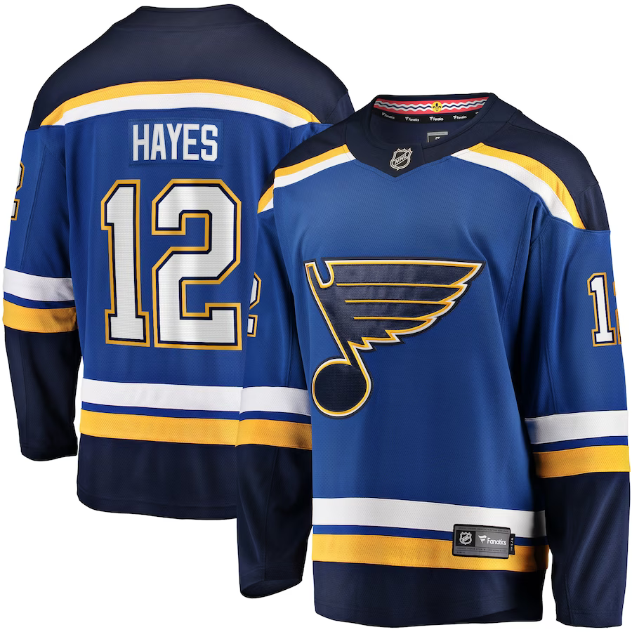 Men's St. Louis Blues Kevin Hayes #12 Blue Home Breakaway Jerseys