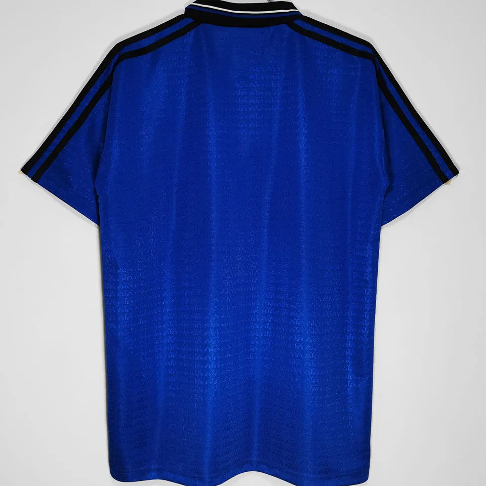 1994 Argentina Away Blue Retro Soccer Jersey Back