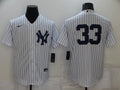 Men's New York Yankees Nick Swisher #33 White Replica Player Name Jerseys