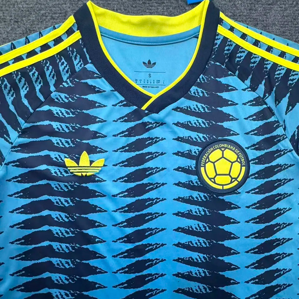 2026/27 Colombia Away Fans Soccer Jersey Detail 1