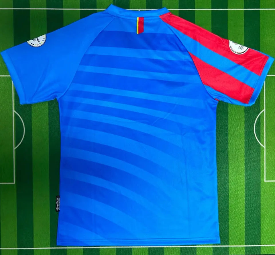 2024/25 Congo DR Home Blue Fans Soccer Jersey 民主刚果 Back