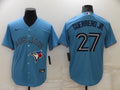 Men's Toronto Blue Jays Vladimir Guerrero Jr. #27 Light Blue Replica Baseball Jerseys
