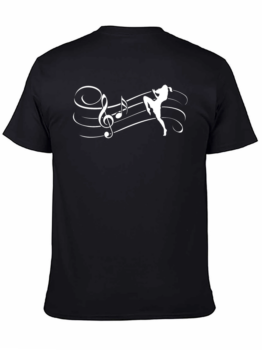 Musical Kickboxing Black T-Shirt - Unique Design