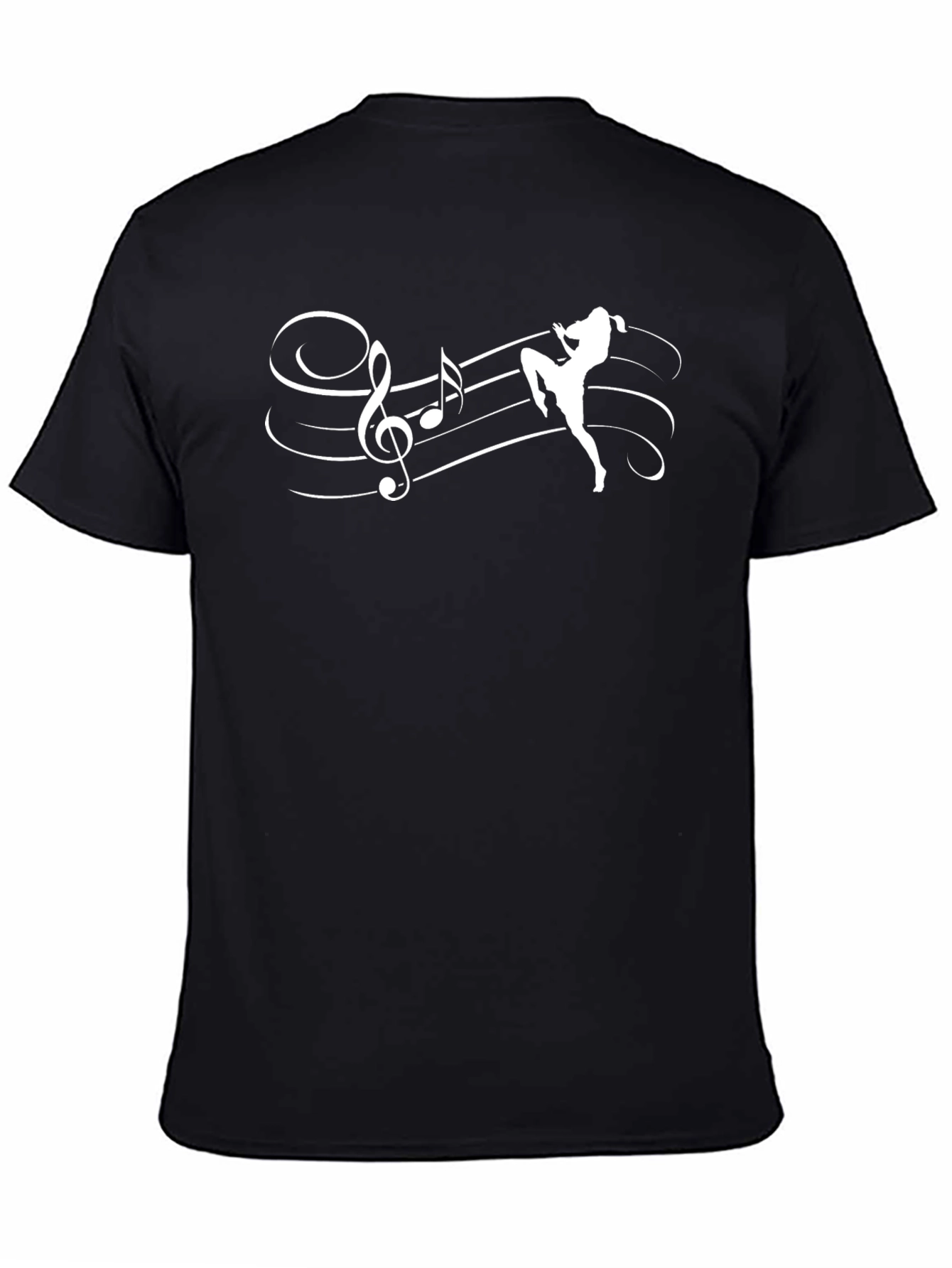 Musical Kickboxing Black T-Shirt - Unique Design