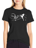 Musical Kickboxing Black T-Shirt - Unique Design