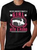 Girl With a Piano T-Shirt