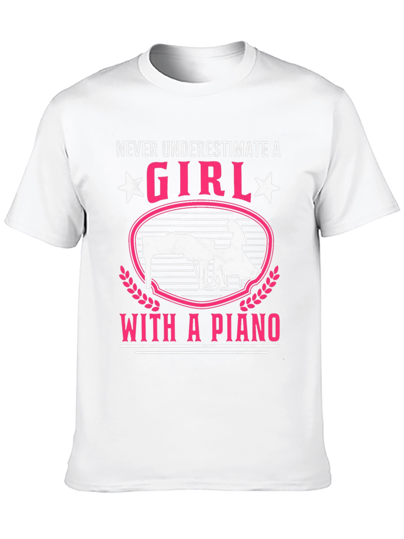 Girl With a Piano T-Shirt