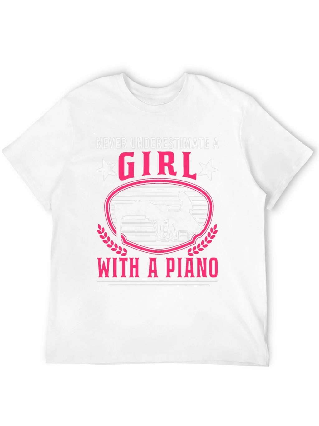 Girl With a Piano T-Shirt