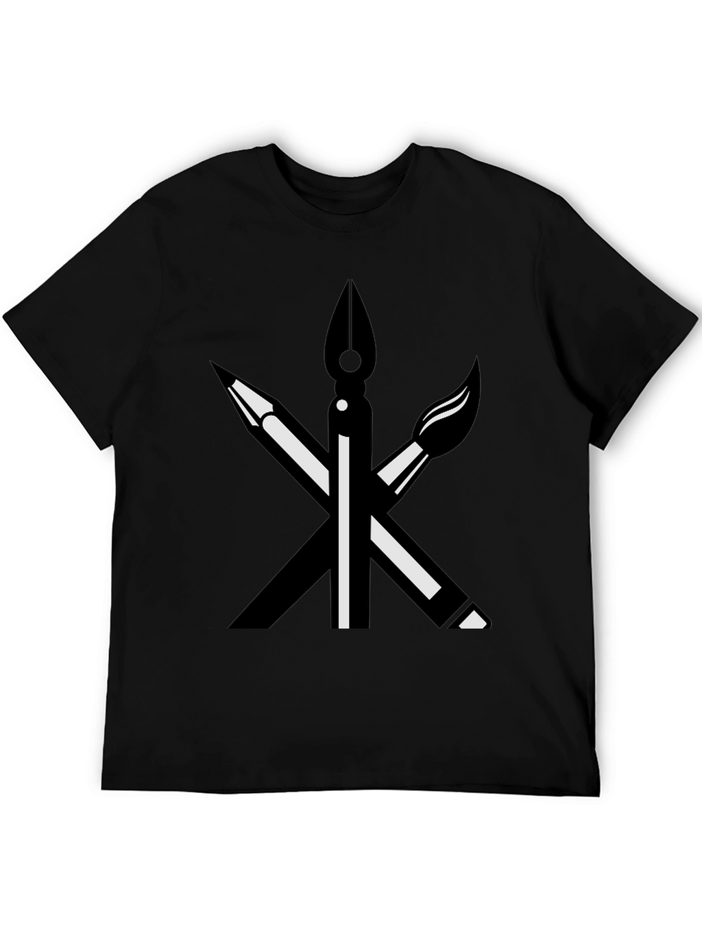 Artists Toolkit Graphic Tee - Black Cotton Shirt