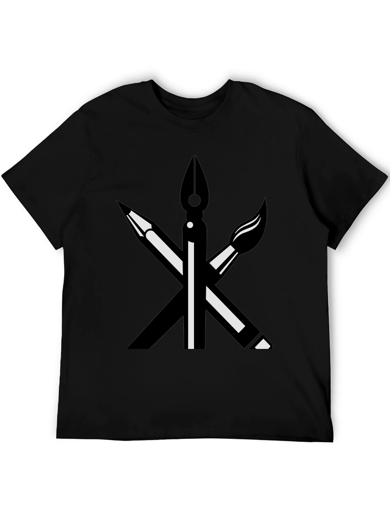 Artists Toolkit Graphic Tee - Black Cotton Shirt