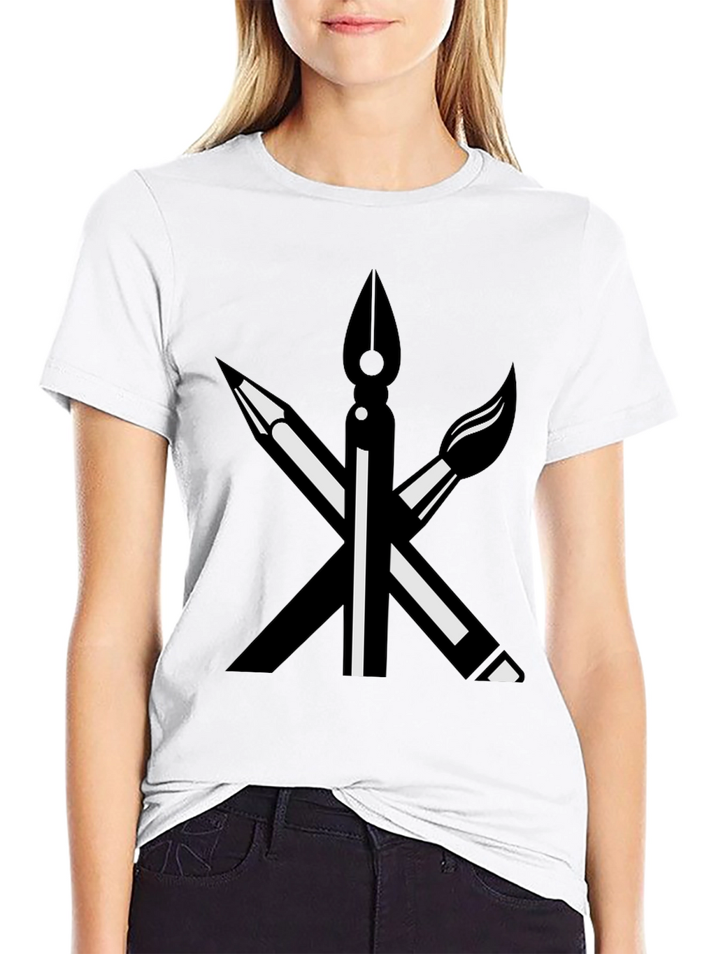 Artists Toolkit Graphic Tee - Black Cotton Shirt