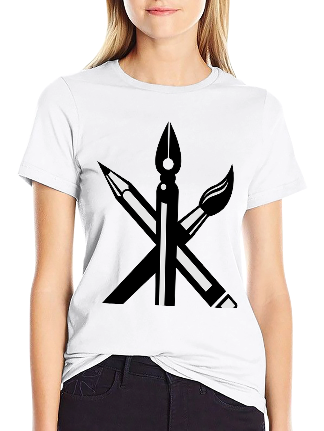 Artists Toolkit Graphic Tee - Black Cotton Shirt