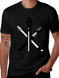 Artists Toolkit Graphic Tee - Black Cotton Shirt