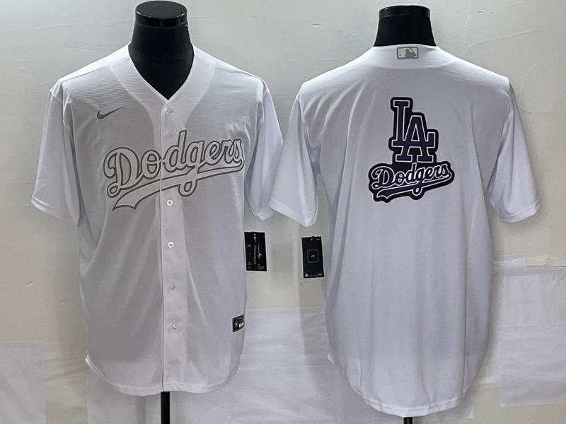 Men's Los Angeles Dodgers White Replica Game Jerseys