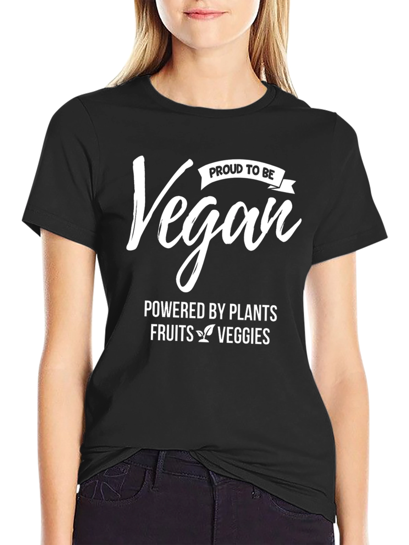 Proud Vegan T-Shirt - Powered by Plants!