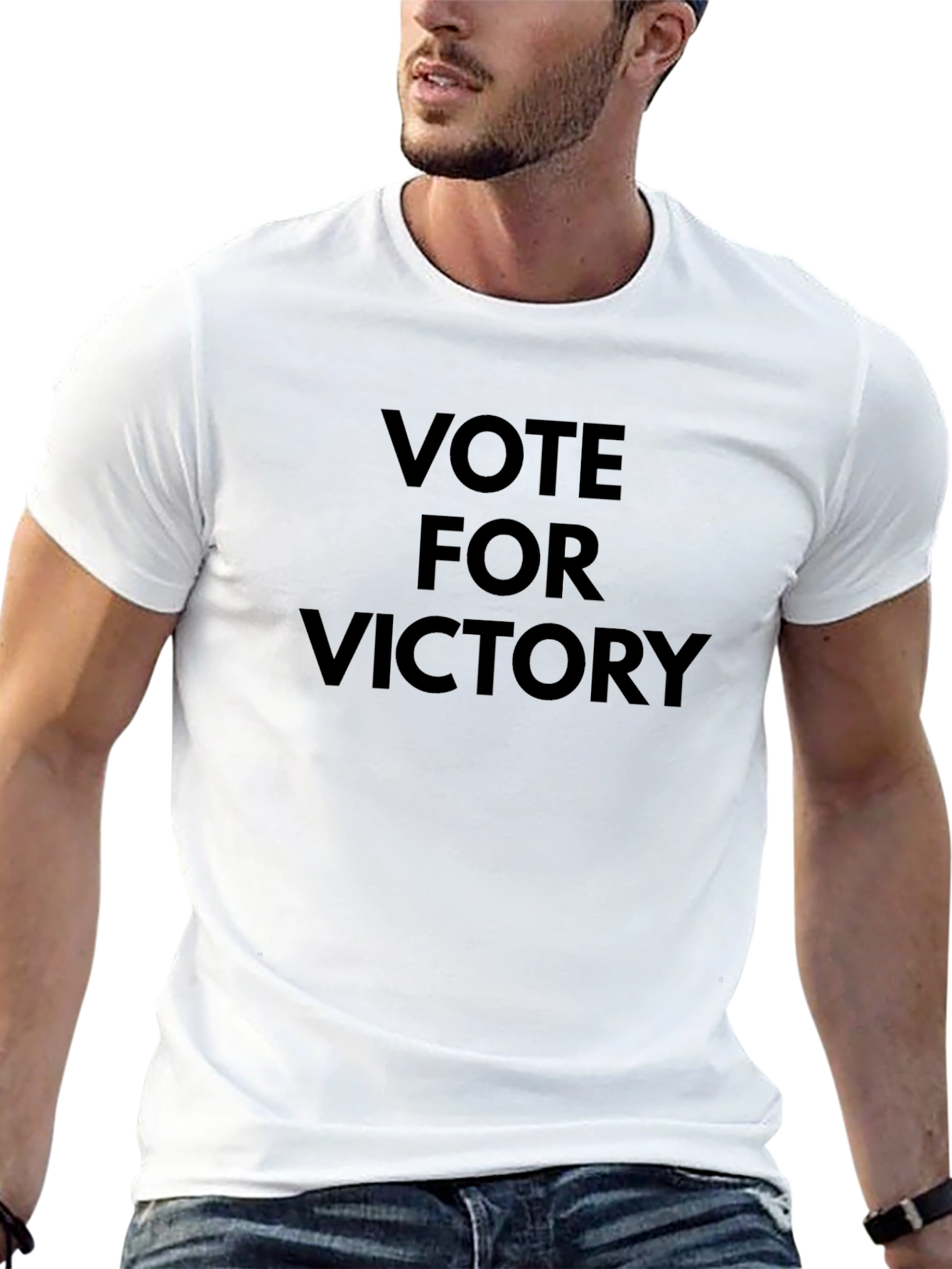 Vote For Victory Black T-Shirt