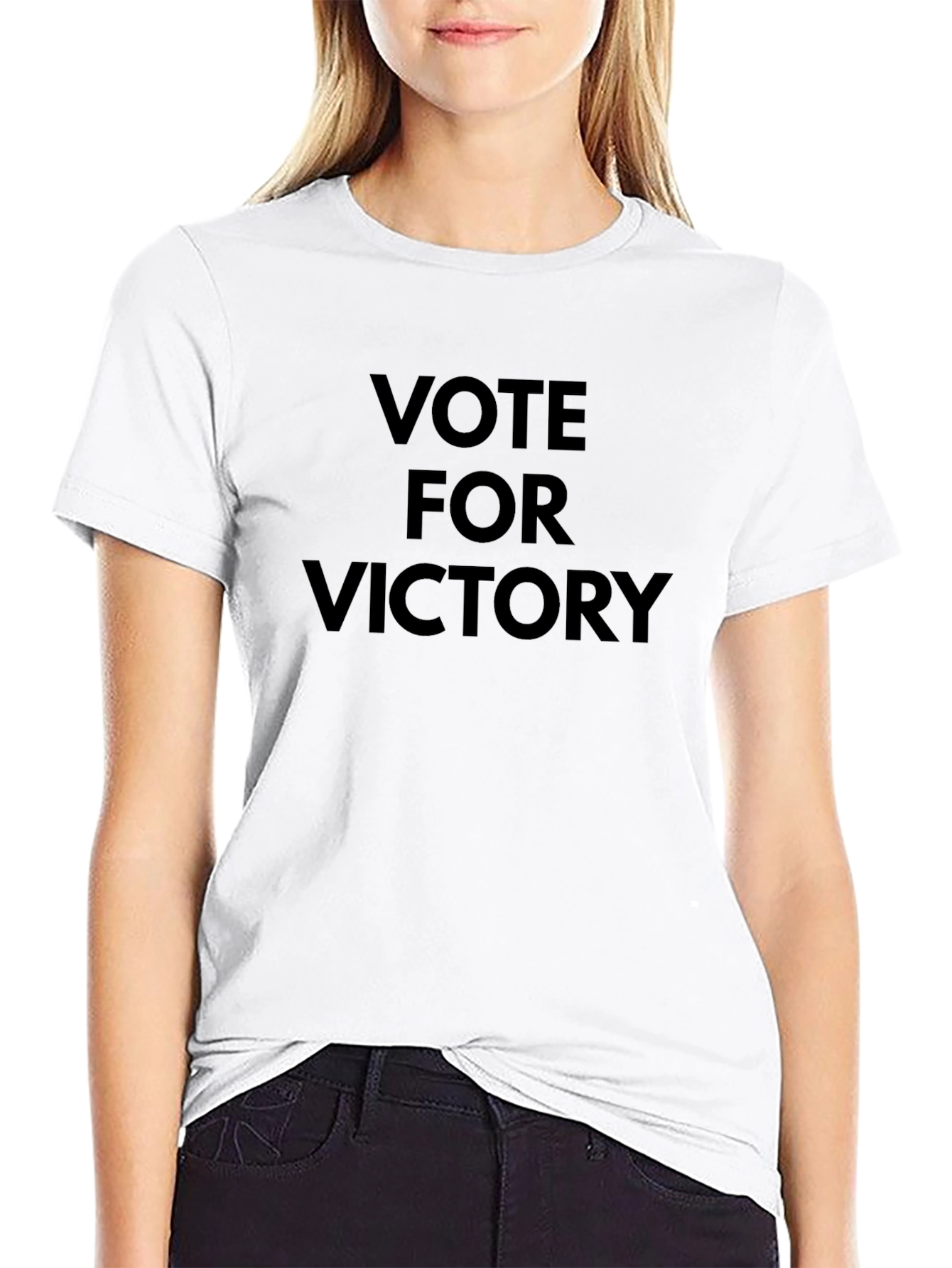 Vote For Victory Black T-Shirt