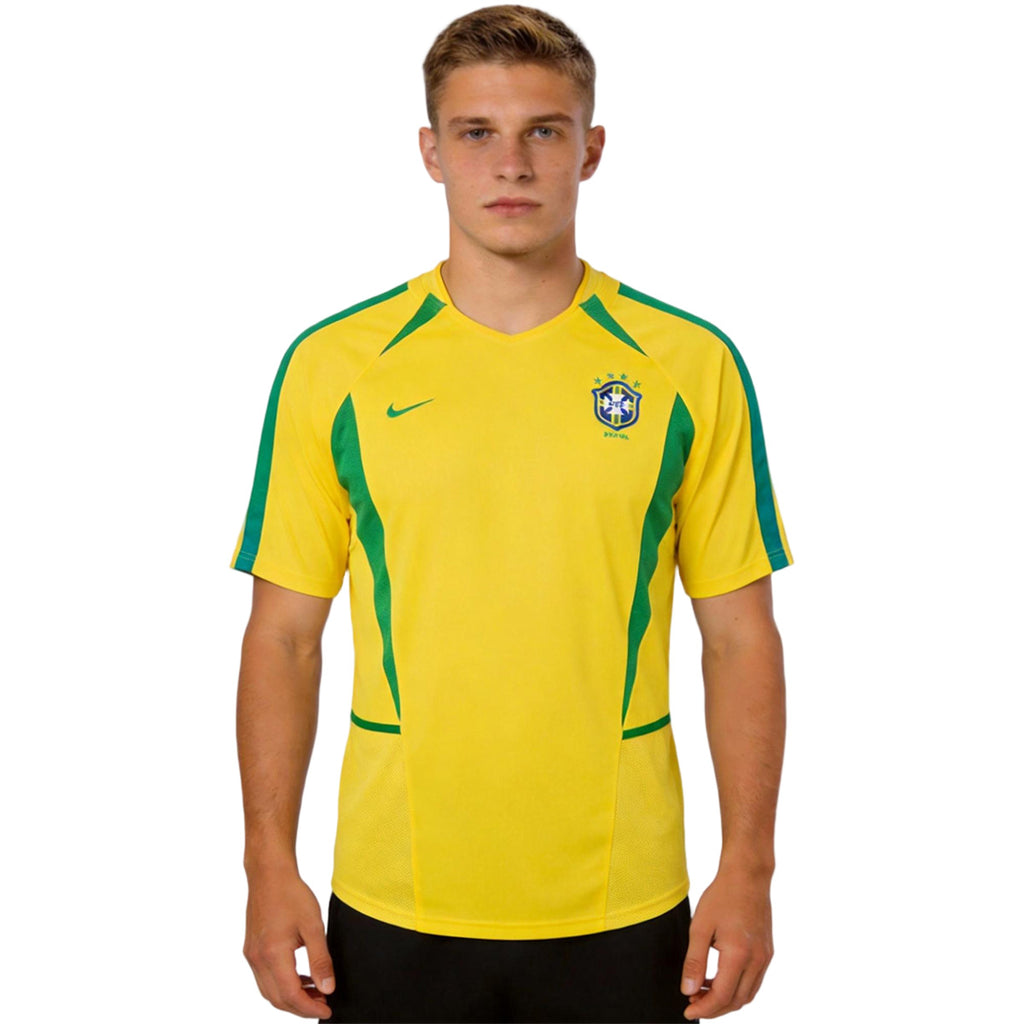 Retro Brazil Home Jersey World Cup 2002 Front