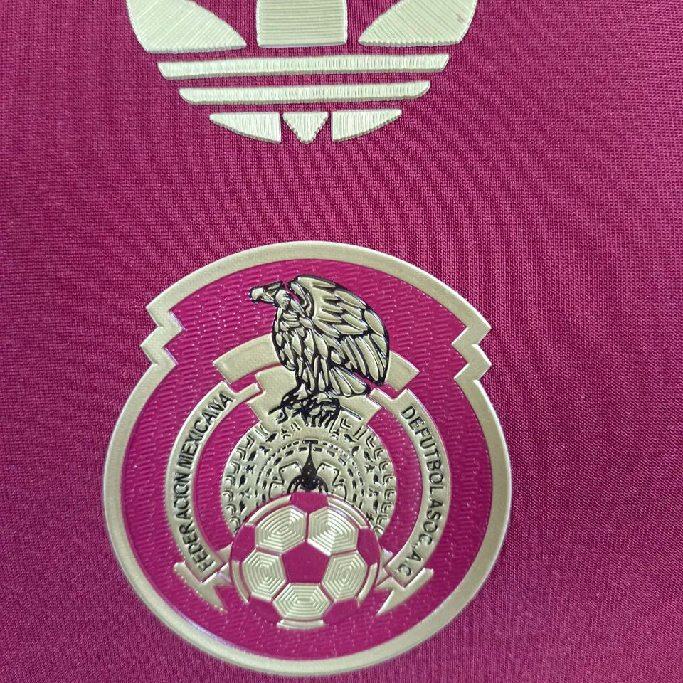 2025 Mexico Red Special Edition Player Version Soccer Jersey Detail 3