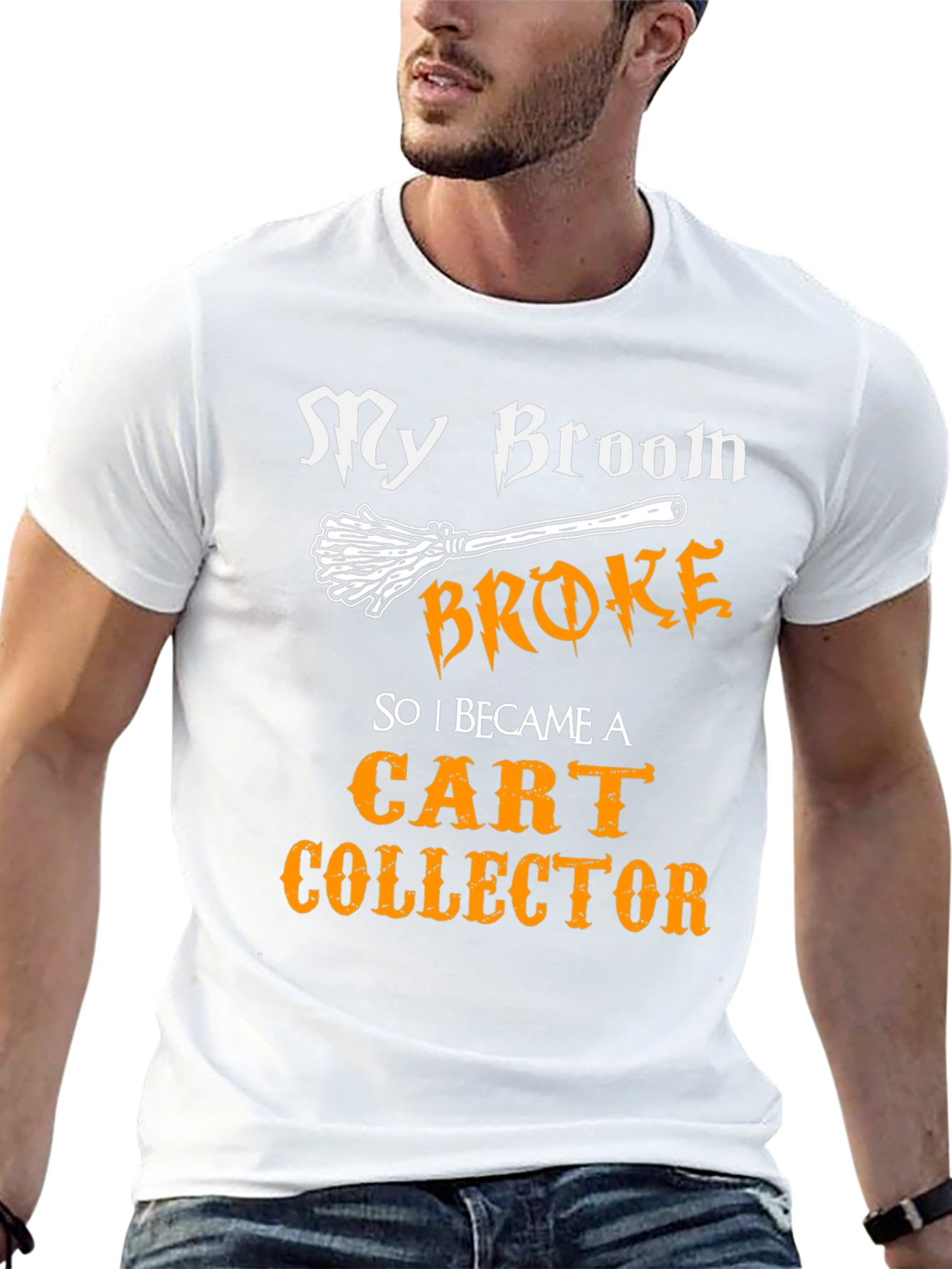 My Broom Broke Cart Collector T-Shirt