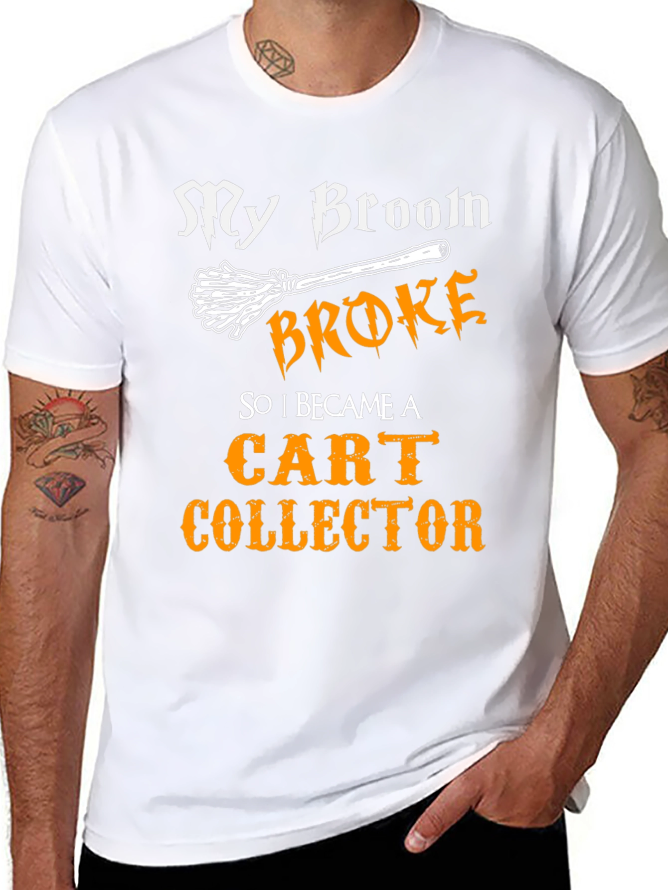My Broom Broke Cart Collector T-Shirt