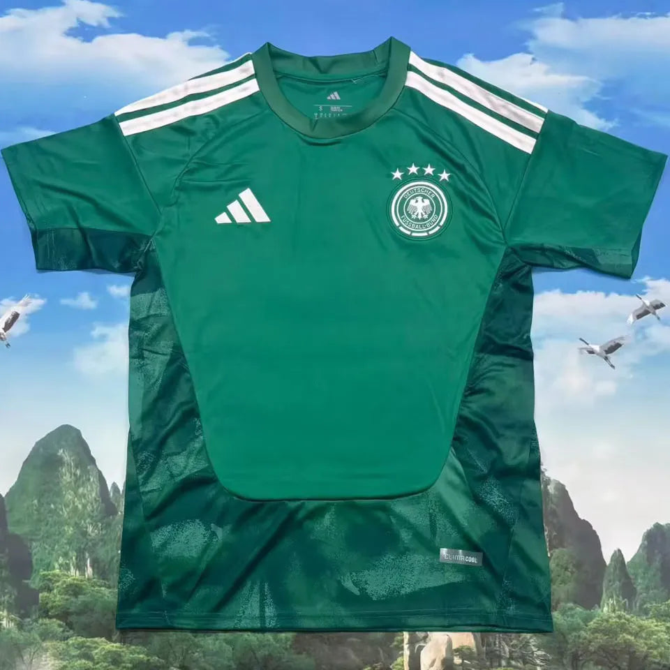 2026/27 Germany Goalkeeper Green Fans Soccer Jersey Front