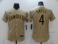 Men's San Diego Padres Wil Myers #4 Khaki Player Stitched Jerseys