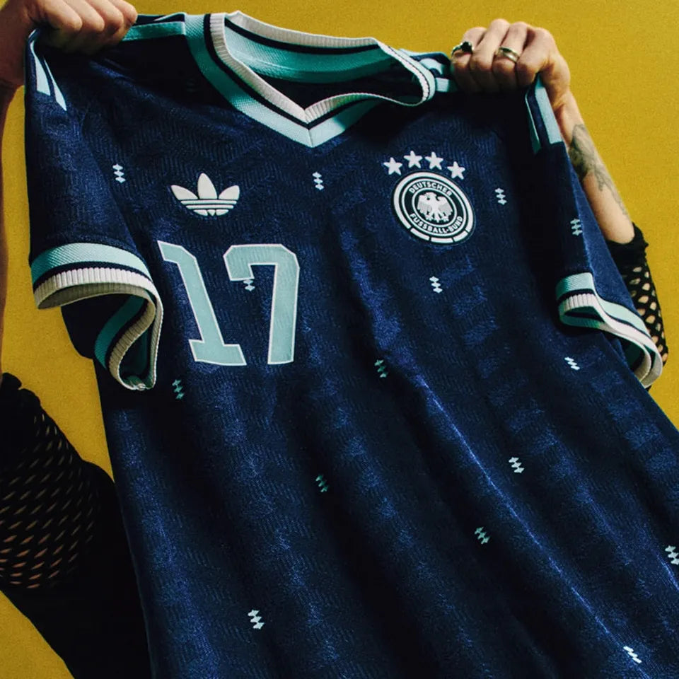 2026/27 Germany 1:1 Quality Away Fans Soccer Jersey (Have Right Patch 有右臂章 白底金字） Detail 4