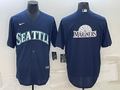 Men's Seattle Mariners Navy Alternate Replica Team Jerseys