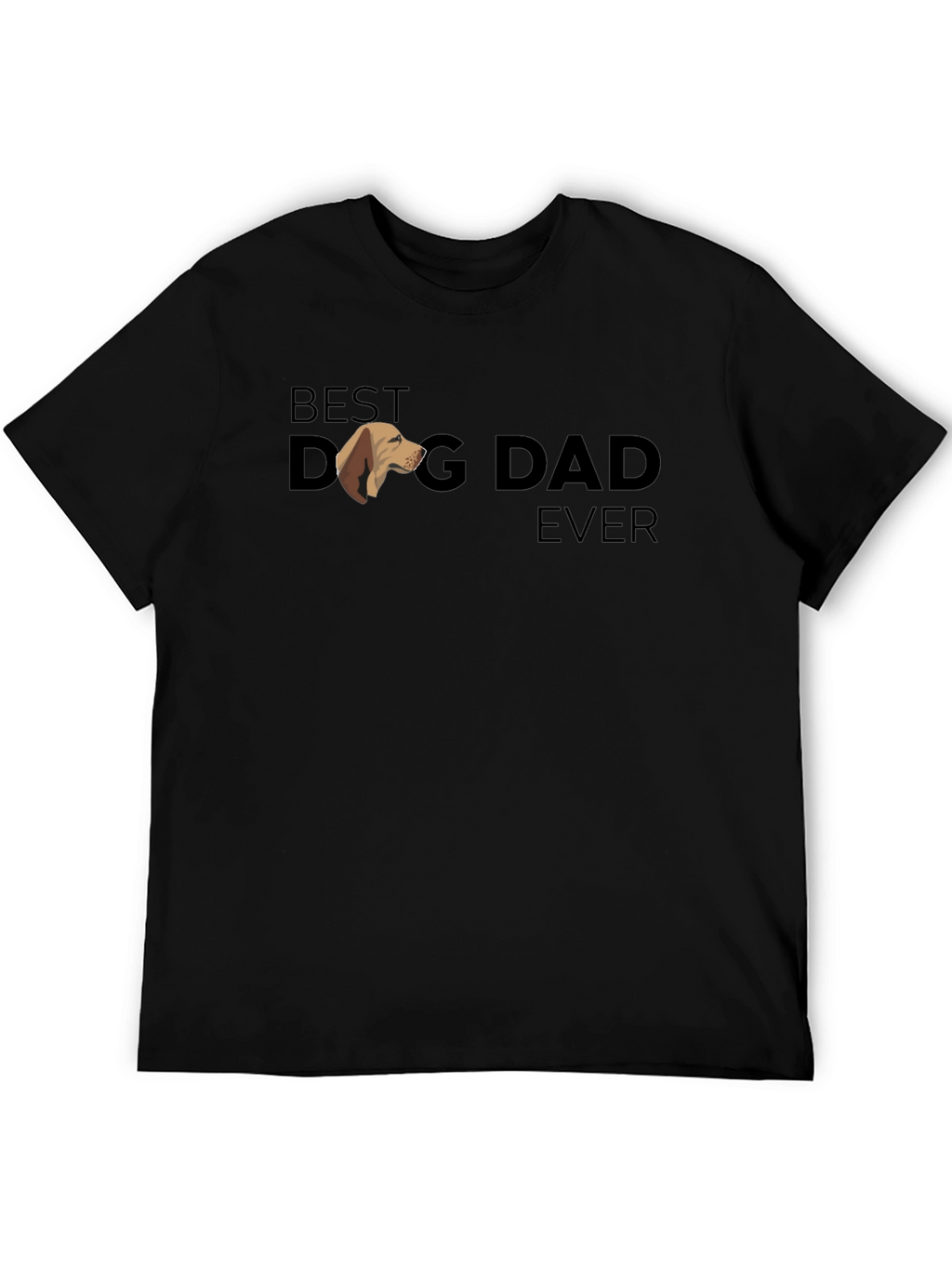 Best Dog Dad Ever T-Shirt - Black
