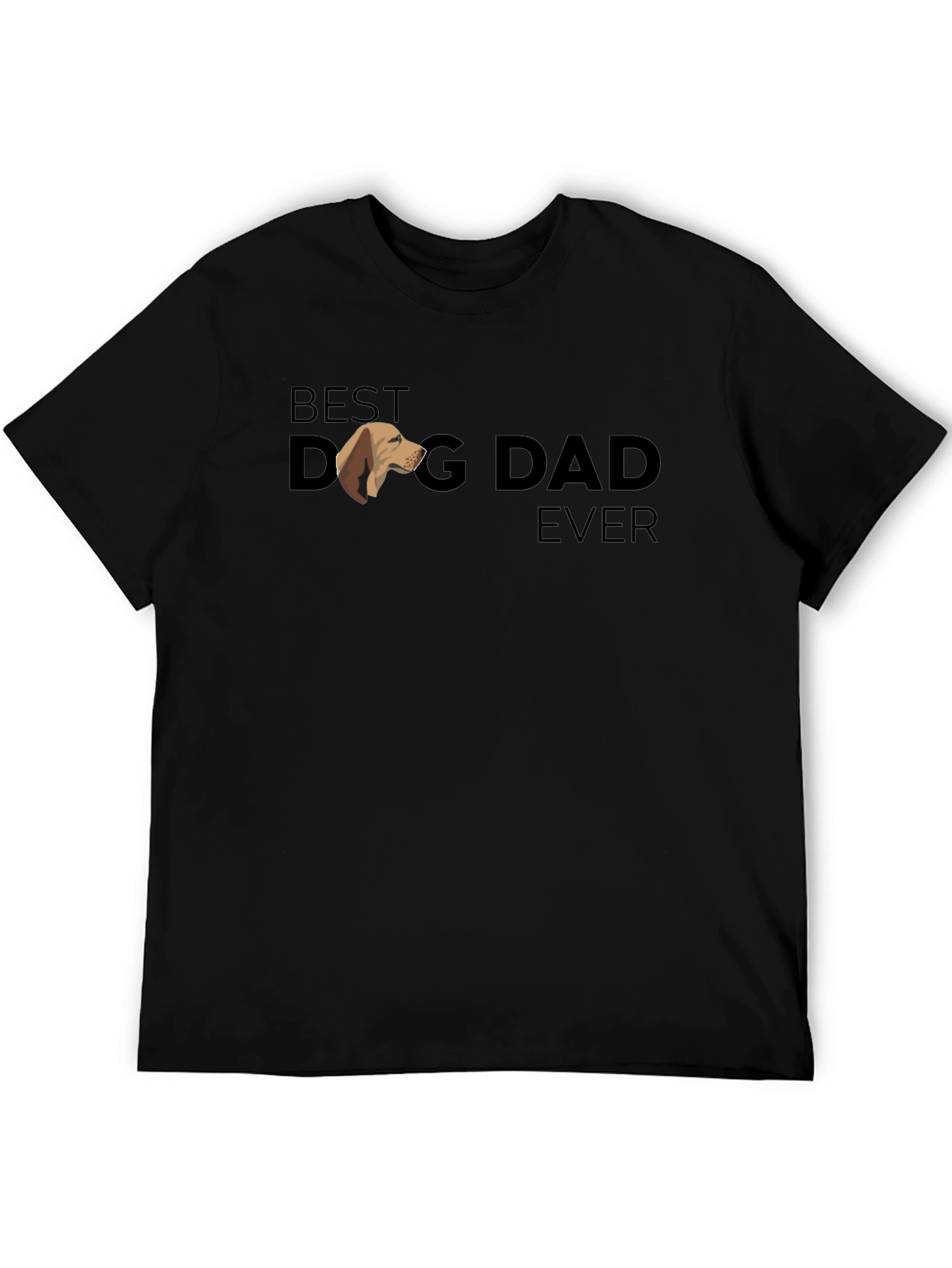 Best Dog Dad Ever T-Shirt - Black