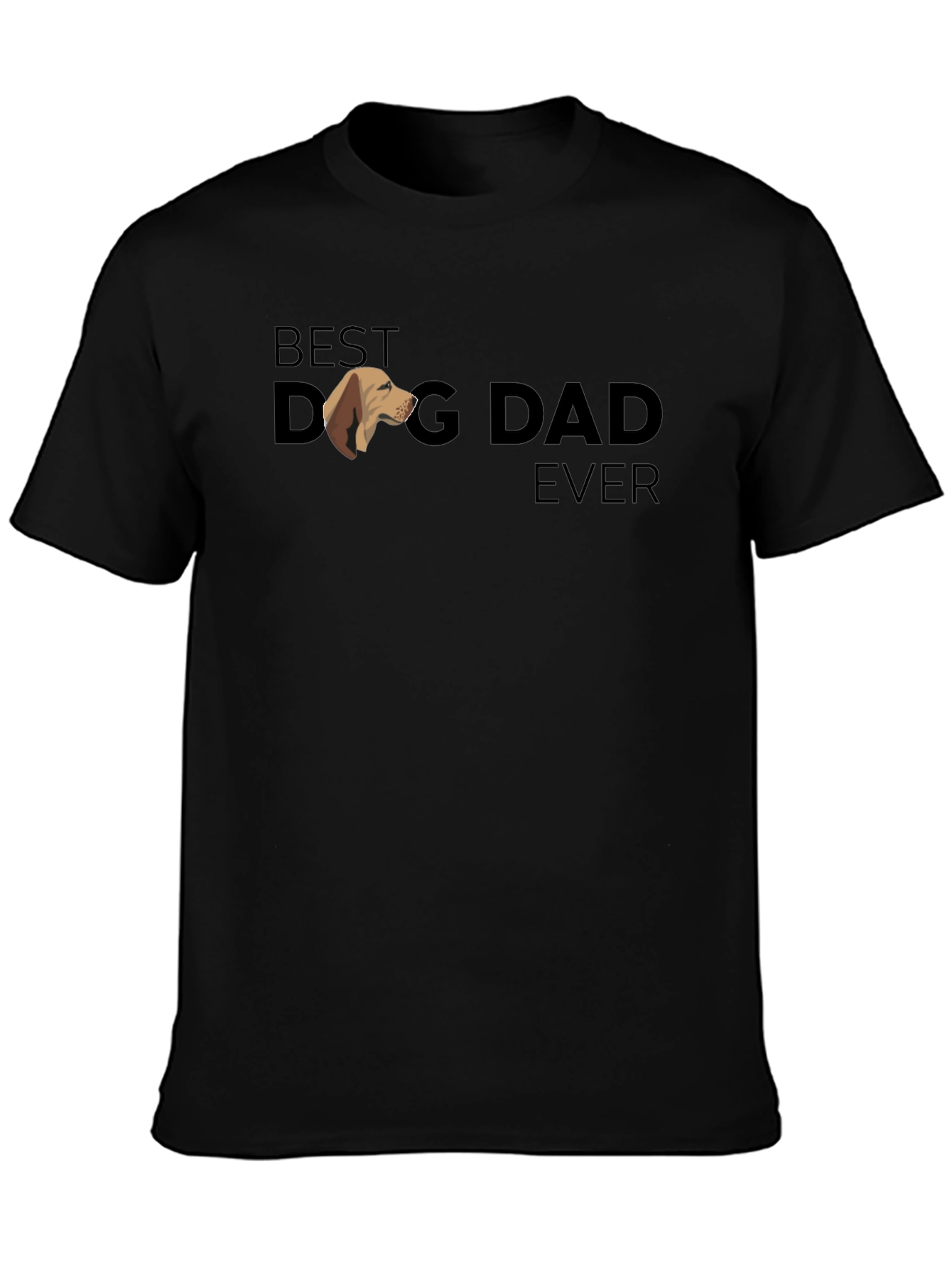 Best Dog Dad Ever T-Shirt - Black