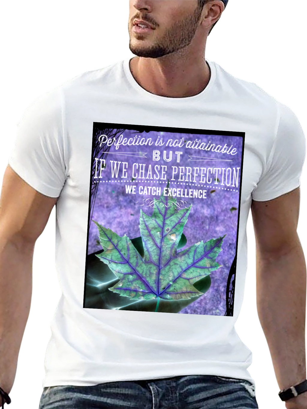 Perfection Chasing Excellence Graphic T-Shirt