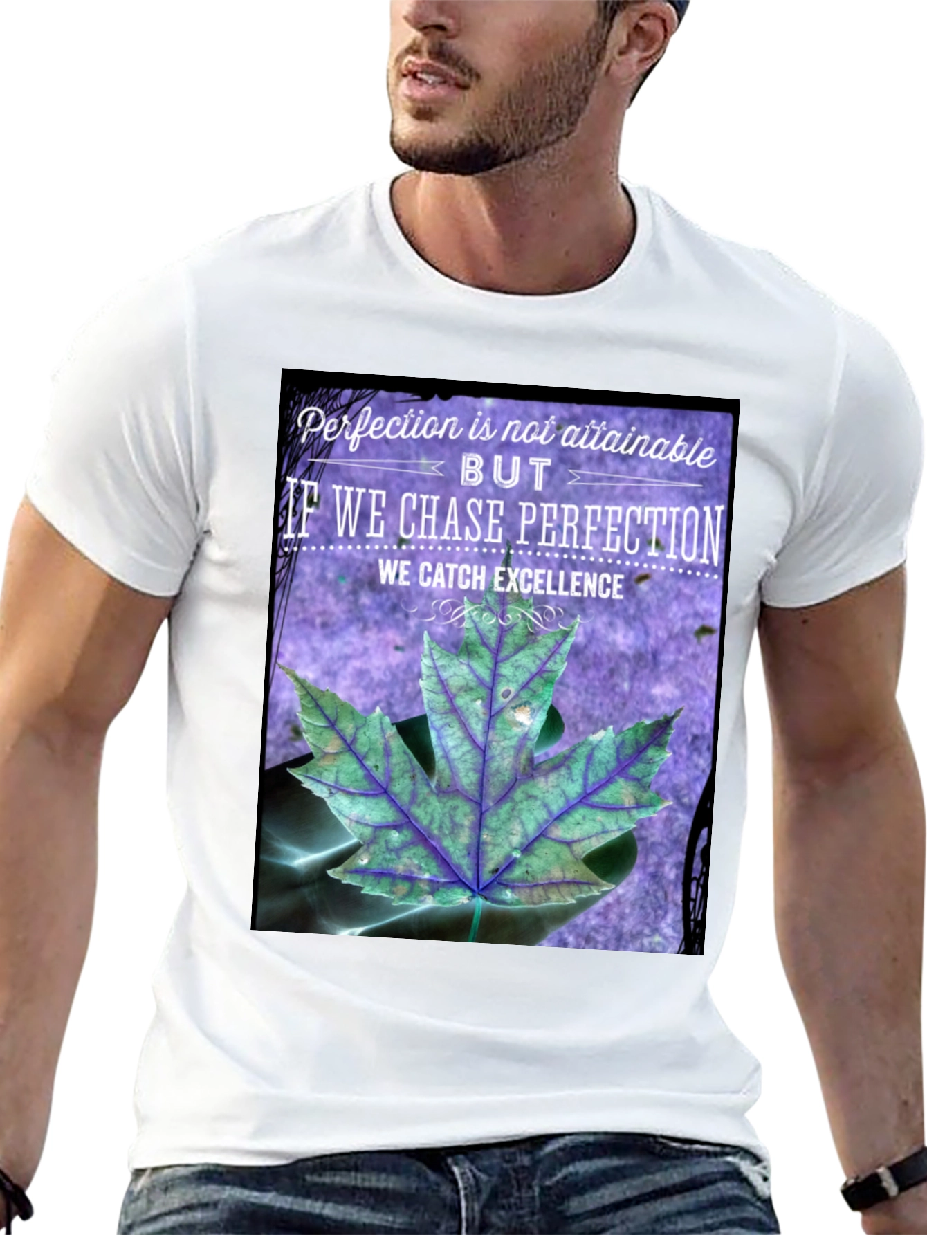 Perfection Chasing Excellence Graphic T-Shirt