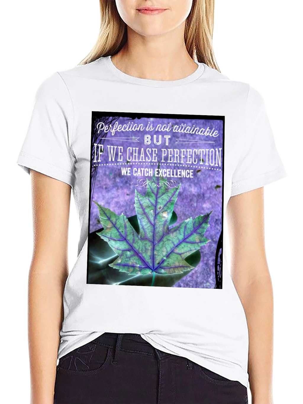 Perfection Chasing Excellence Graphic T-Shirt