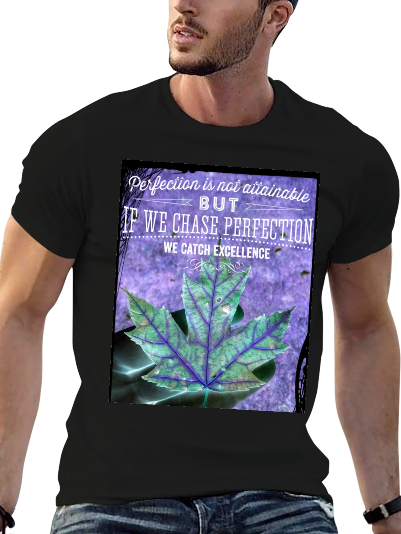 Perfection Chasing Excellence Graphic T-Shirt